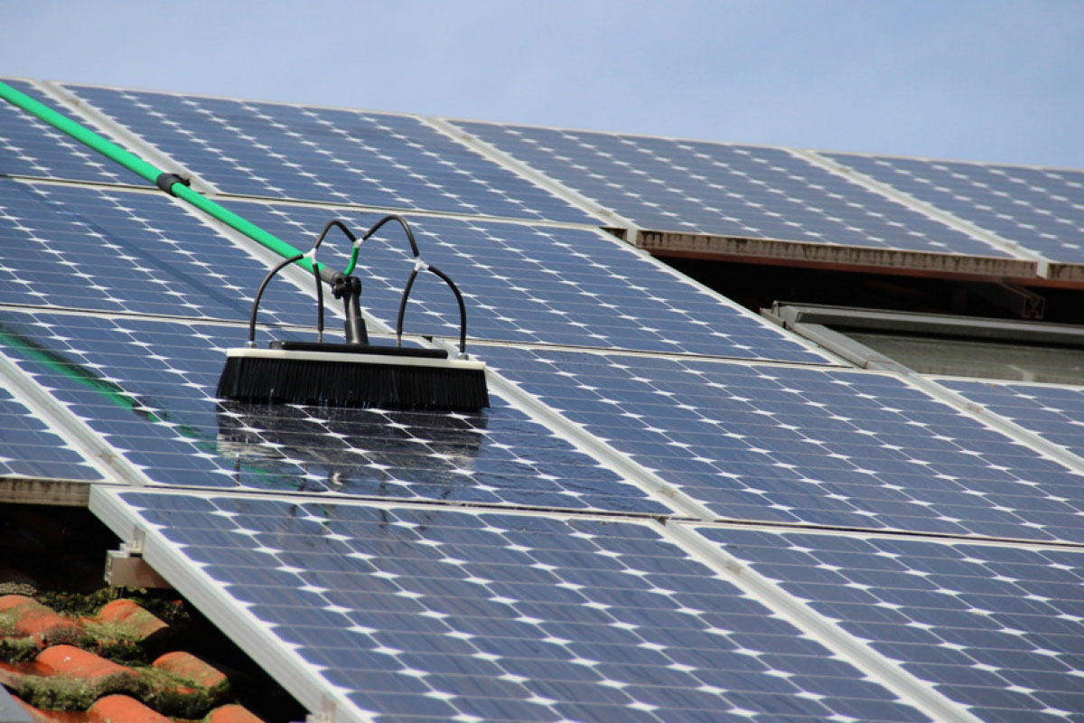 pulizia pannelli fotovoltaici